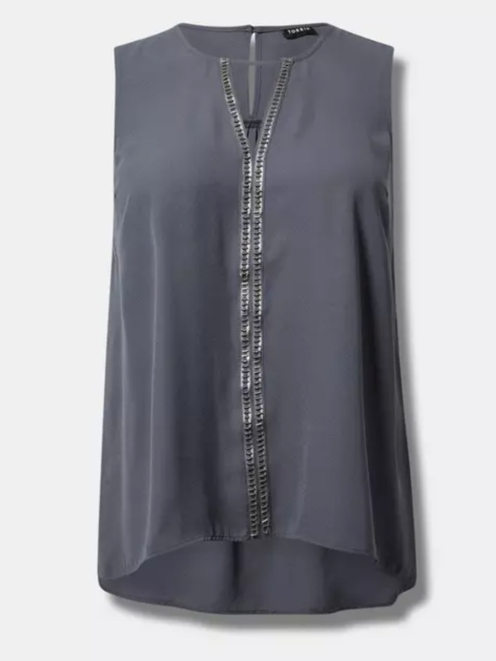 Torrid Georgette Pullover Trim Tank